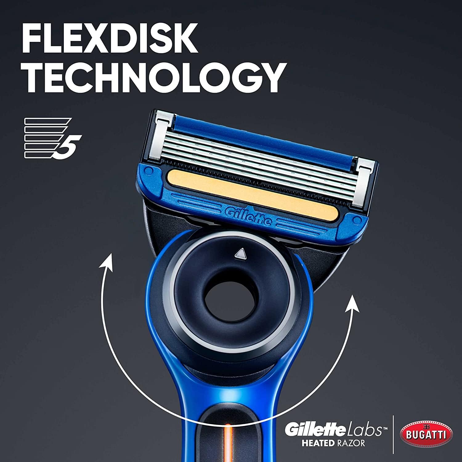 Amazon.com: Gillette Heated Razor for Men, Bugatti Limited Edition